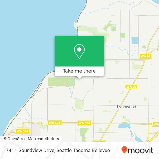 7411 Soundview Drive map