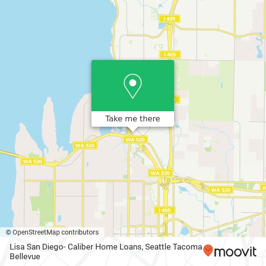 Mapa de Lisa San Diego- Caliber Home Loans