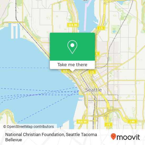 Mapa de National Christian Foundation
