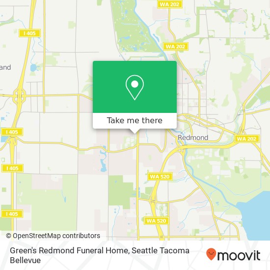 Mapa de Green's Redmond Funeral Home