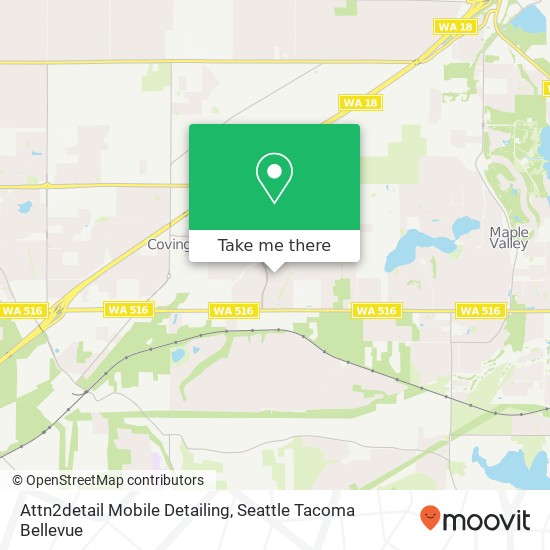 Attn2detail Mobile Detailing map