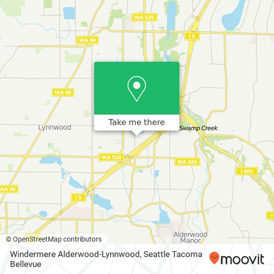 Windermere Alderwood-Lynnwood map