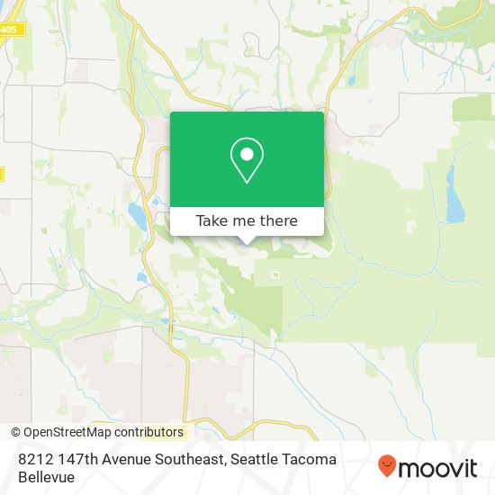 Mapa de 8212 147th Avenue Southeast