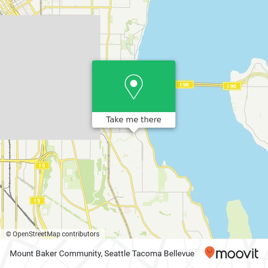 Mapa de Mount Baker Community