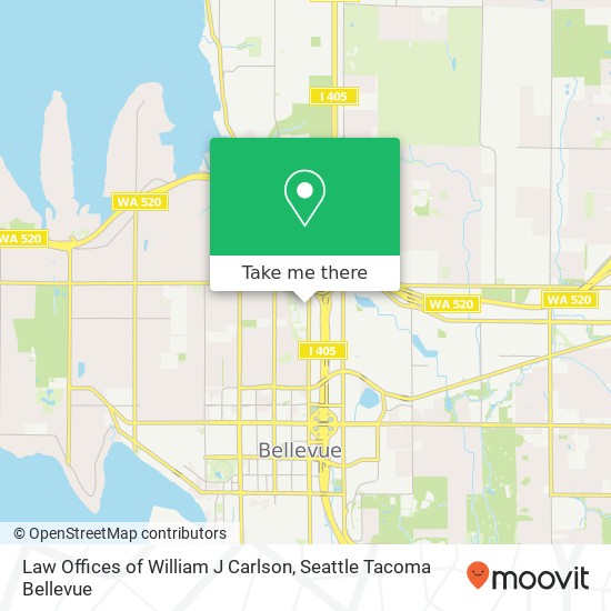 Law Offices of William J Carlson map