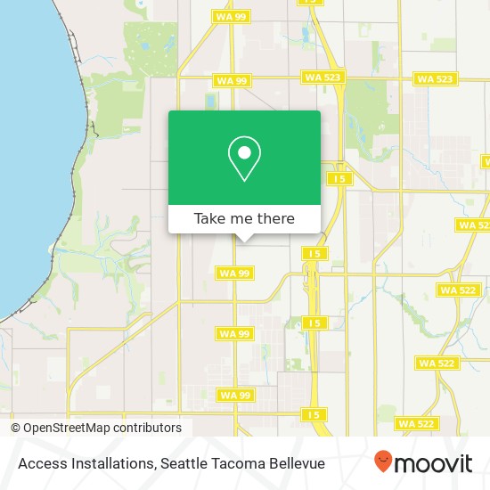 Access Installations map