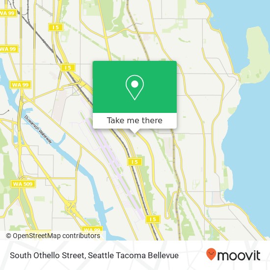 South Othello Street map