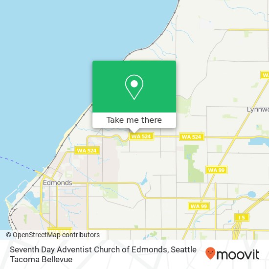 Mapa de Seventh Day Adventist Church of Edmonds