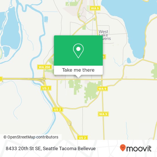 Mapa de 8433 20th St SE