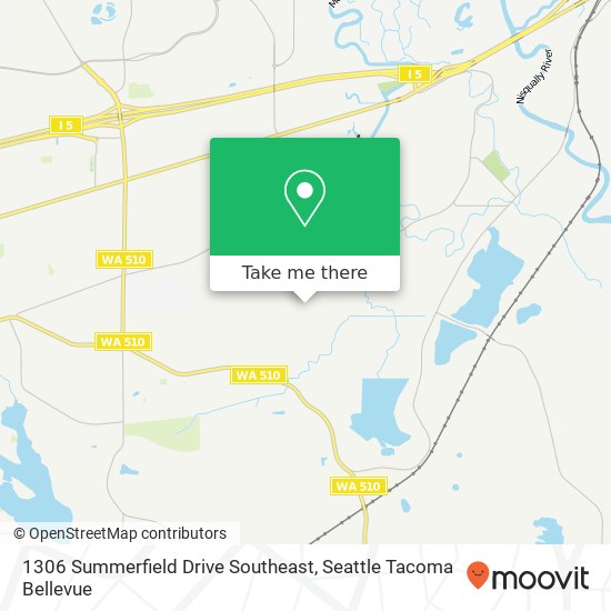 1306 Summerfield Drive Southeast map