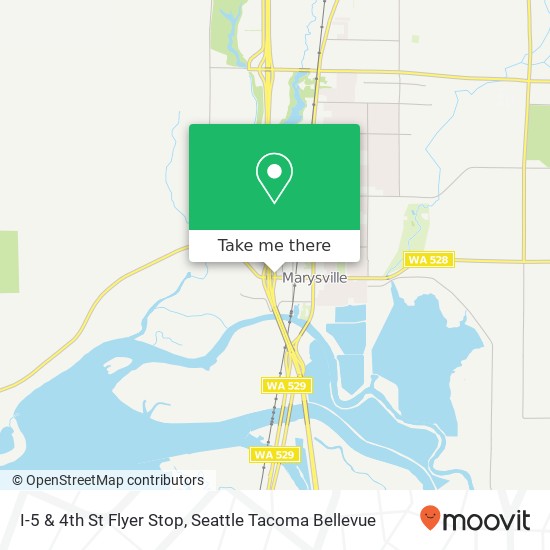 Mapa de I-5 & 4th St Flyer Stop