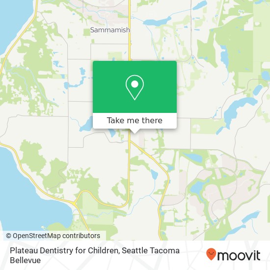 Plateau Dentistry for Children map