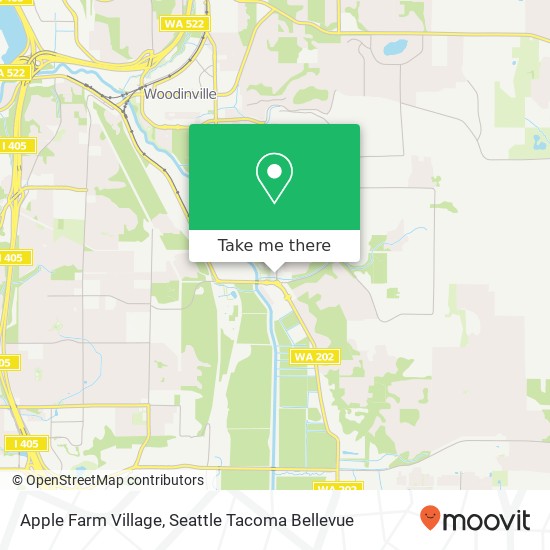 Mapa de Apple Farm Village