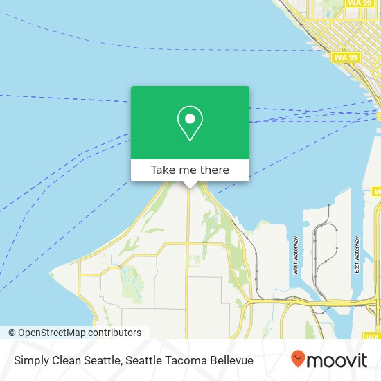 Mapa de Simply Clean Seattle