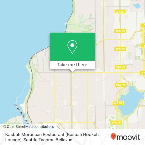 Kasbah Moroccan Restaurant (Kasbah Hookah Lounge) map