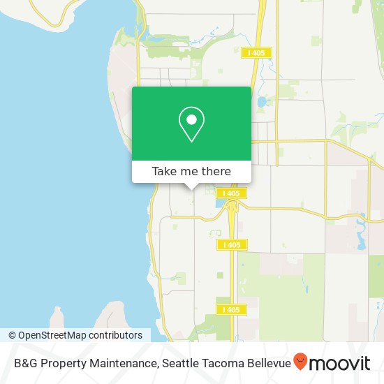 B&G Property Maintenance map