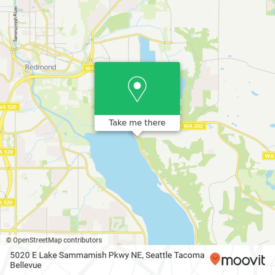 5020 E Lake Sammamish Pkwy NE map