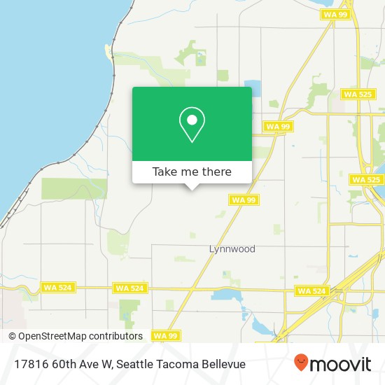 Mapa de 17816 60th Ave W