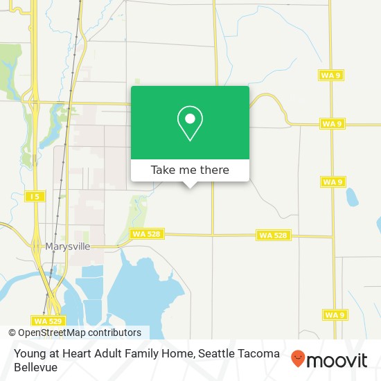 Mapa de Young at Heart Adult Family Home