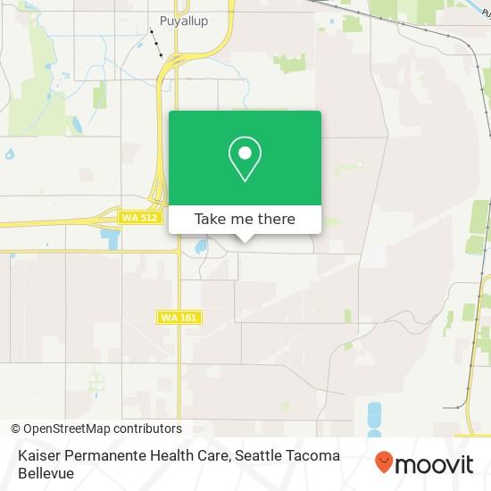 Kaiser Permanente Health Care map