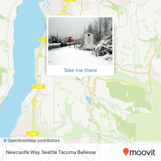 Newcastle Way map