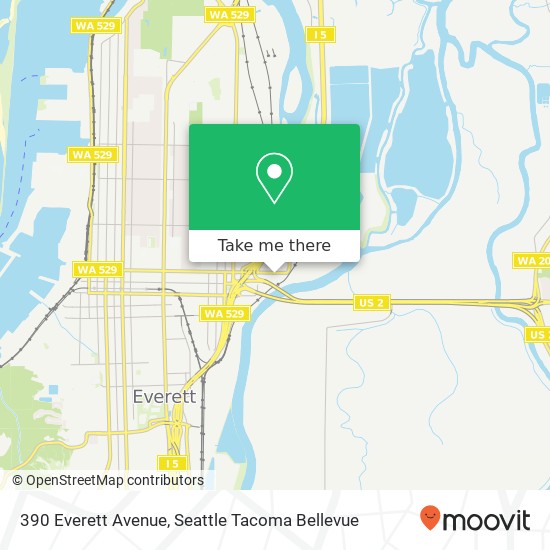 Mapa de 390 Everett Avenue