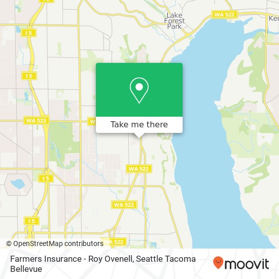 Mapa de Farmers Insurance - Roy Ovenell