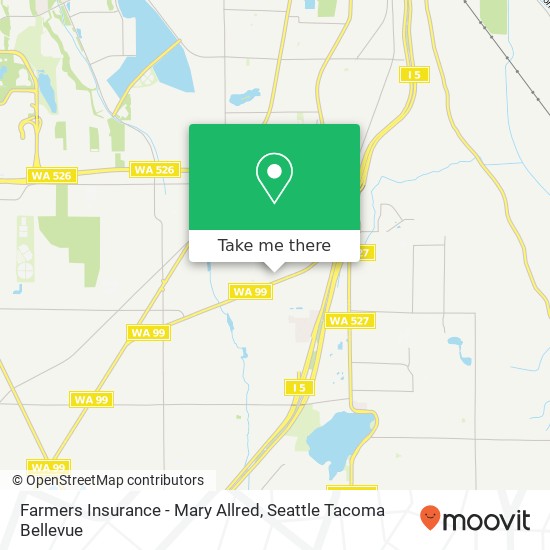 Farmers Insurance - Mary Allred map