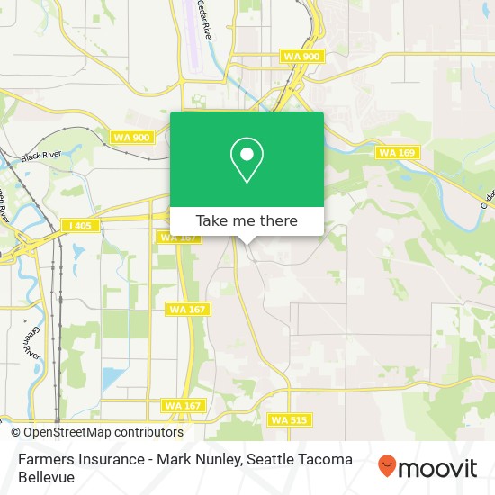 Farmers Insurance - Mark Nunley map