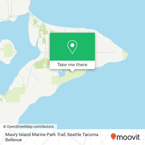 Maury Island Marine Park Trail map