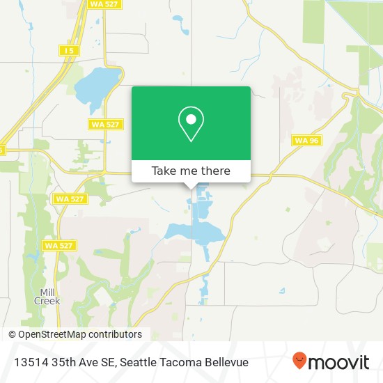 Mapa de 13514 35th Ave SE