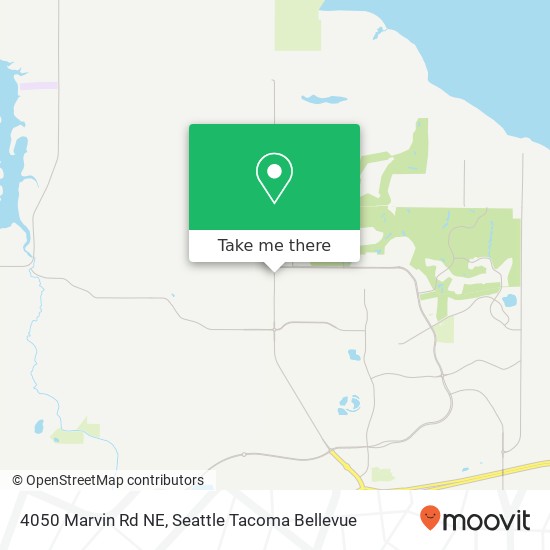 Mapa de 4050 Marvin Rd NE