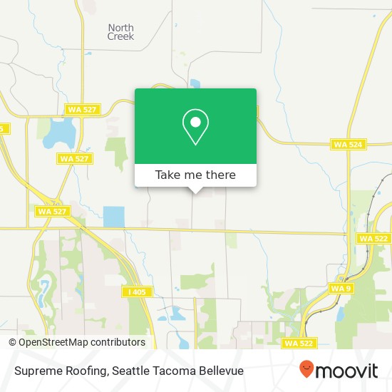 Supreme Roofing map