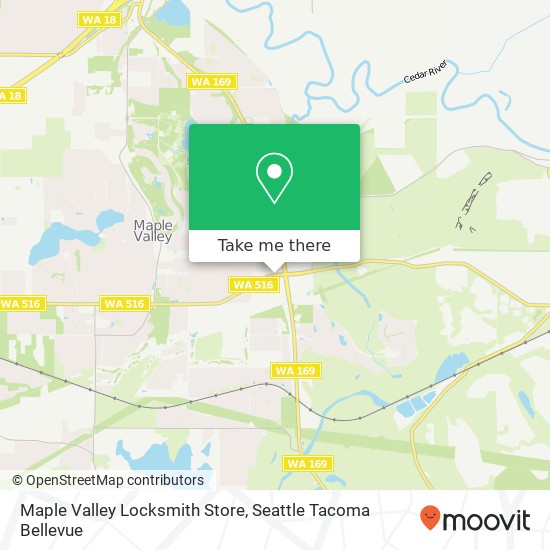 Maple Valley Locksmith Store map