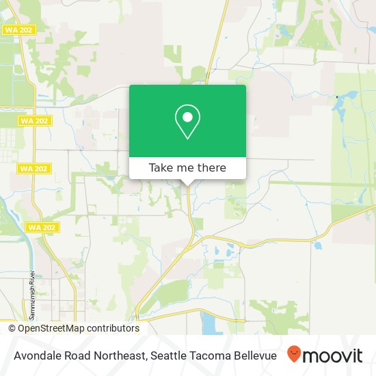 Mapa de Avondale Road Northeast