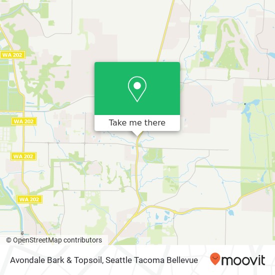 Avondale Bark & Topsoil map