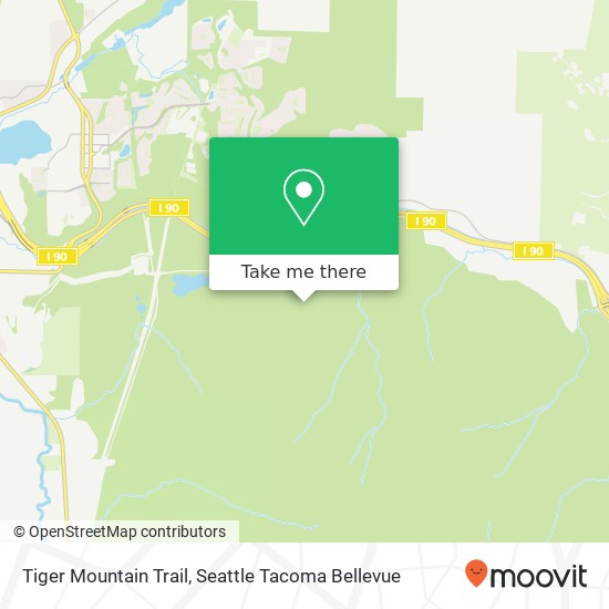 Mapa de Tiger Mountain Trail