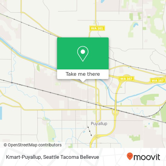 Mapa de Kmart-Puyallup