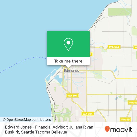 Mapa de Edward Jones - Financial Advisor: Juliana R van Buskirk