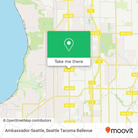 Mapa de Ambassador-Seattle