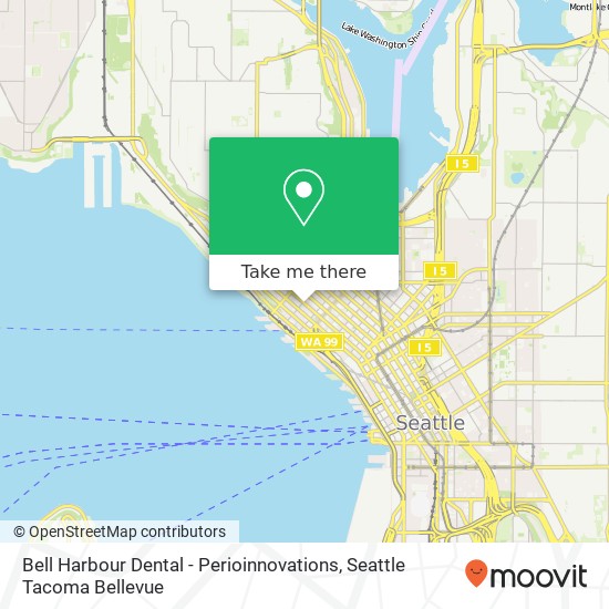 Bell Harbour Dental - Perioinnovations map