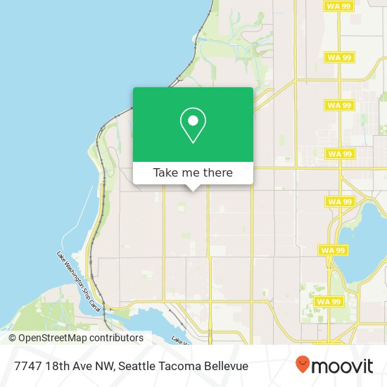 7747 18th Ave NW map