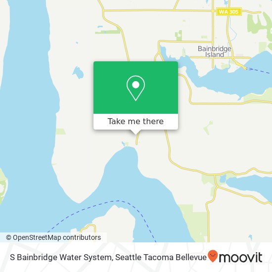 Mapa de S Bainbridge Water System