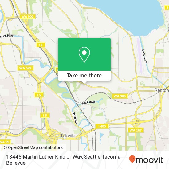 13445 Martin Luther King Jr Way map