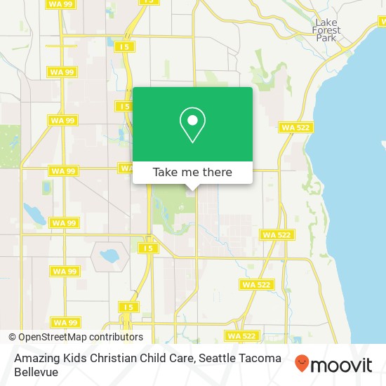 Mapa de Amazing Kids Christian Child Care