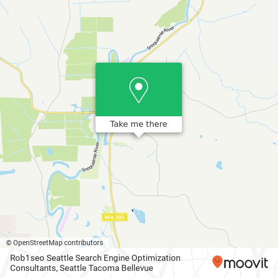 Rob1seo Seattle Search Engine Optimization Consultants map