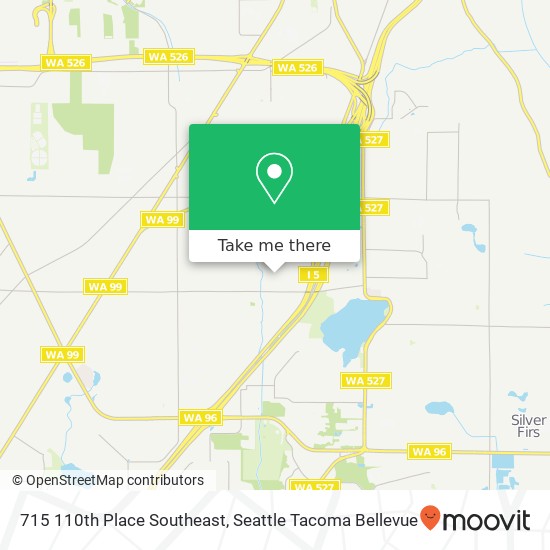 Mapa de 715 110th Place Southeast