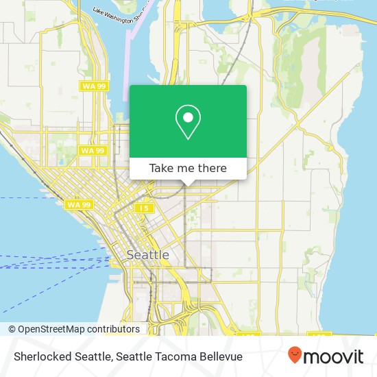 Sherlocked Seattle map