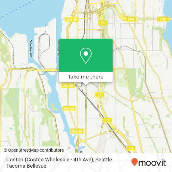Costco (Costco Wholesale - 4th Ave) map