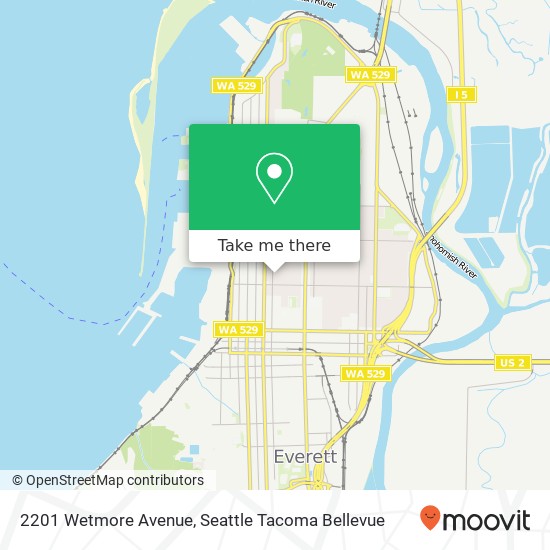 Mapa de 2201 Wetmore Avenue